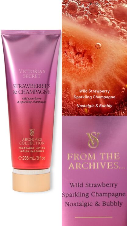 Victoria’s Secret Strawberries & Champagne Fragrance Lotion - Image 2