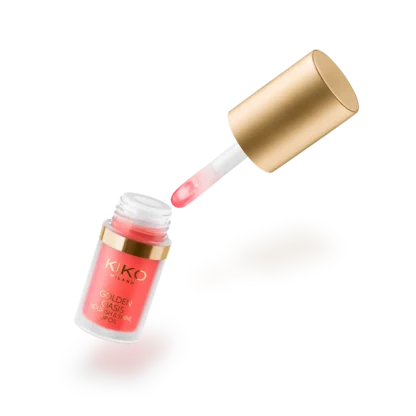 KIKO MILANO Golden Oasis Nourish & Shine Lip Oil (02 Pinch Of Pink) - Image 4