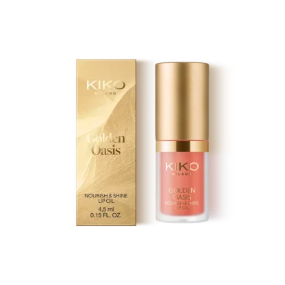 KIKO MILANO Golden Oasis Nourish & Shine Lip Oil (03 Cherry Bite)