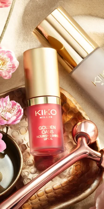 KIKO MILANO Golden Oasis Nourish & Shine Lip Oil (02 Pinch Of Pink) - Image 5