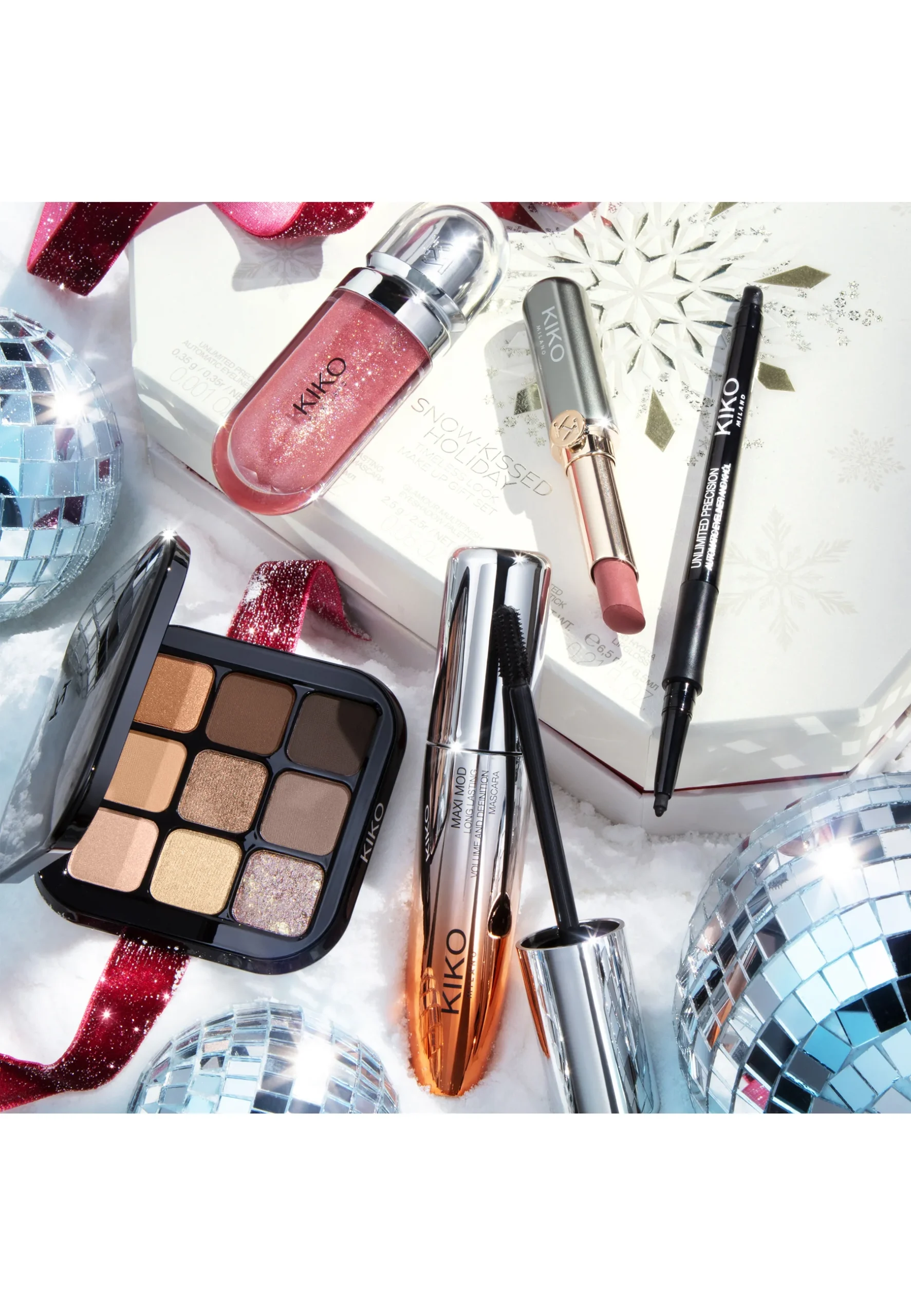 KIKO MILANO Snow-Kissed Holiday Timeless Look Makeup Gift Set - Image 5