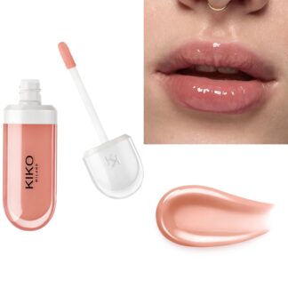 KIKO Milano Kissable Lip Volume Plumping Lip Cream (04 Nude Ever)